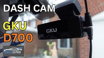 GKU D700 Dash Cam Install and Test - Front and Rear