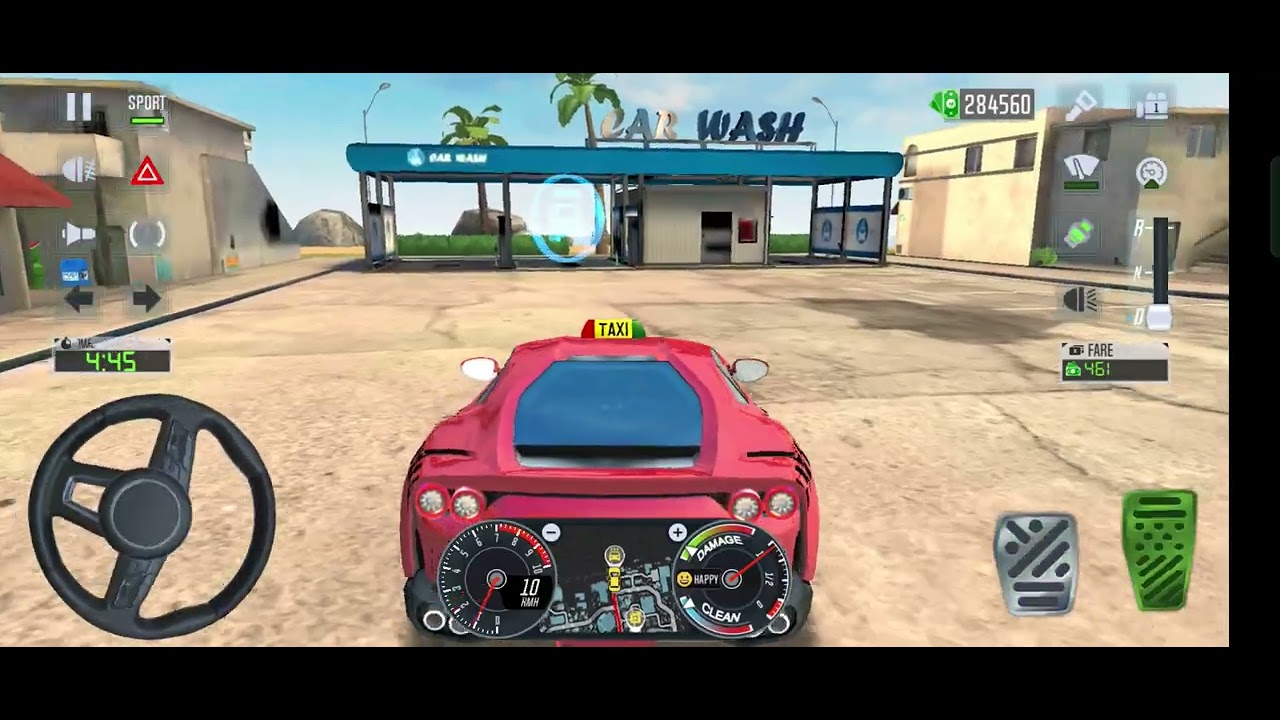 Taxi Simulator 2024 - Red Ferari f8i Car Taxi Driving 3D - Android Car ...