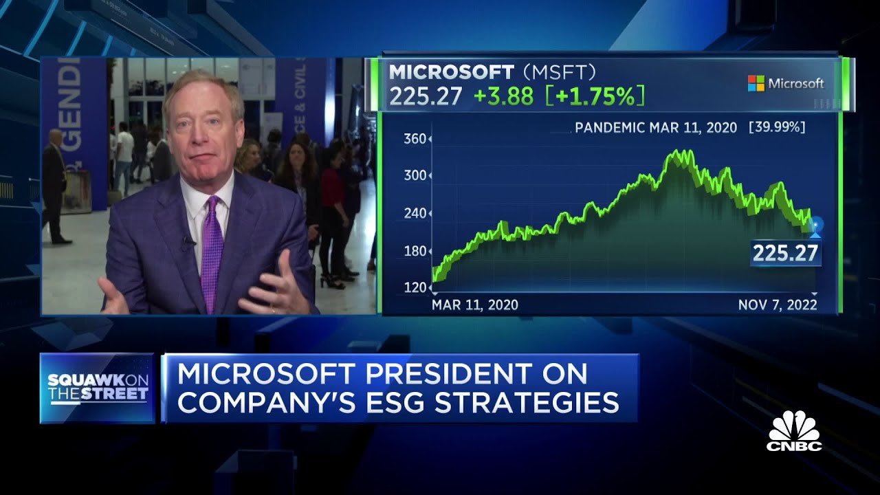 ⁣Microsoft's president responds to big tech layoffs