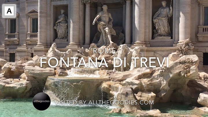 Fontana di Trevi, Rome | Virtual travel by allthegoodies.com