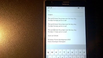 Windows Phone 8 1 cursor movement