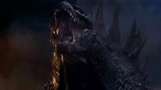 Godzilla arrives at the airport (no background music) - Godzilla (2014)