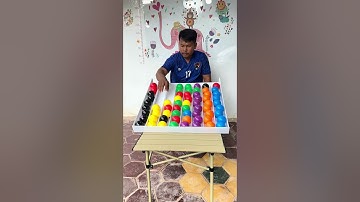 Puzzle sort ball game solve challenge with new game board very smart color line up