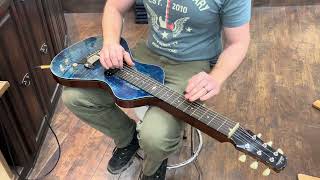 Preowned Asher Custom EH M1 Lap Steel demo with Overdrive