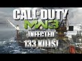 133 Kill Infected Game on Offshore Mw3 Map Pack #7