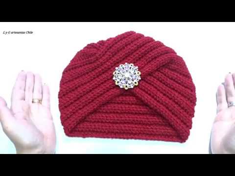 TURBANTE A CROCHET - YouTube