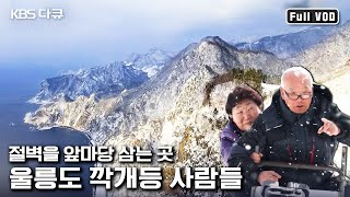 울릉도 안 전설 속의 오지, 깍개등 사람들의 벼랑 위의 삶 | “벼랑 위의 삶 울릉도 깍개등” (KBS 160326 방송)