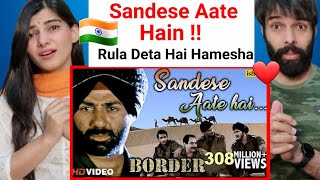 Sandese Aate Hai - HD Video | Border | Sunny Deol, Suniel Shetty |Best Patriotic Hindi Song Reaction