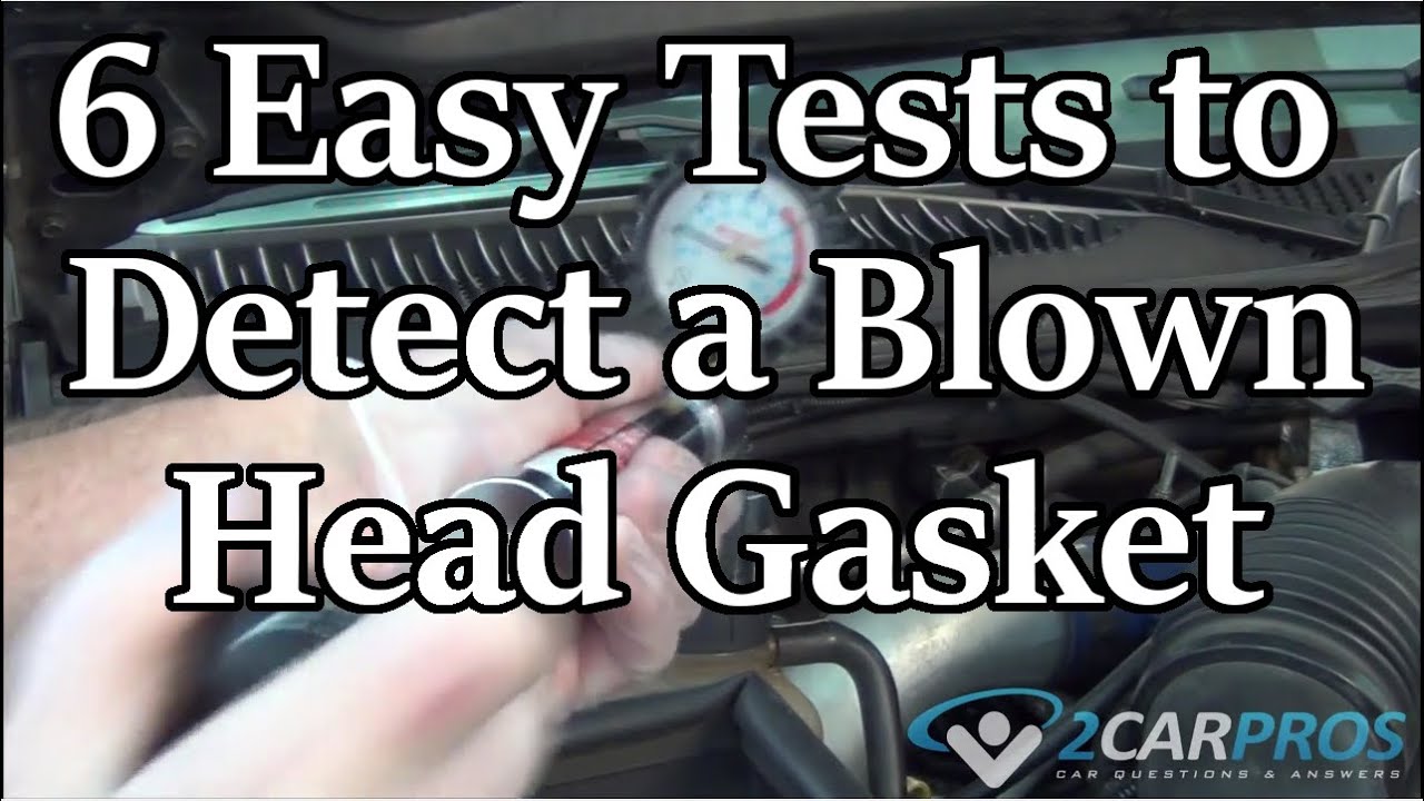 How to Find a Blown Head Gasket Problem