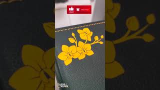 Red and yellow orchid engraving. 4k Fiber laser engraving. Oddly satisfying.