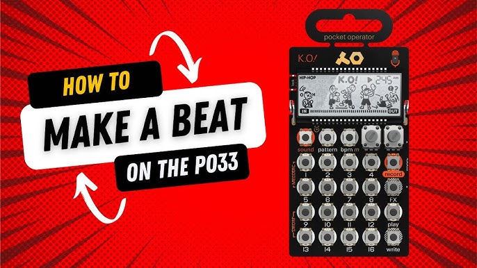 Free PO-33 Drums Pocket Operator Knock Out // Sample Pack