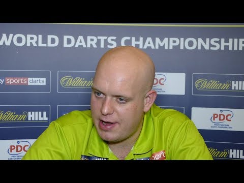 Michael van Gerwen 'Wasn't my best but I'm through' | William Hill World Darts Championship