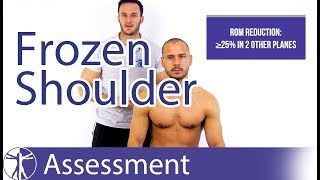 How to diagnose Frozen Shoulder | Frozen Shoulder