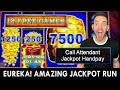 Call Attendant 📣 JACKPOT ALERT on EUREKA REEL BLAST $25 Bet!