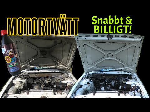 Sjukt smutsigt motorrum!!!