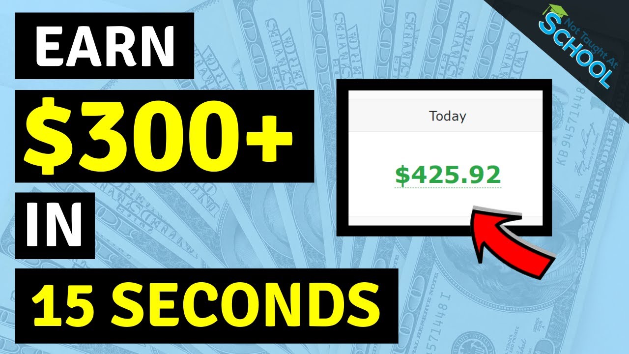 $300 For Less Than 15 Seconds Work 🔥 FREE TO START 🔥 - YouTube