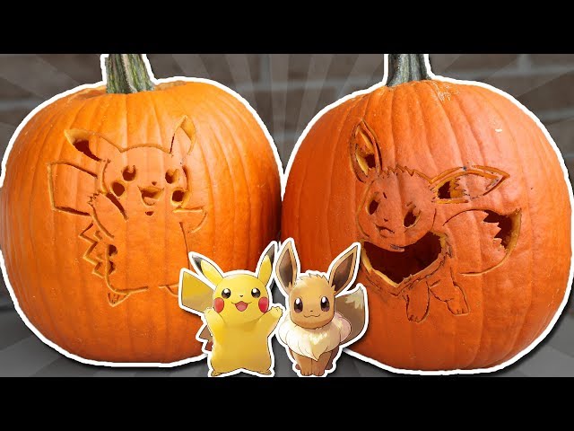 EASY PIKACHU & EEVEE PUMPKINS! 🎃(Pokemon Halloween DIY) - YouTube easy-pikachu-eevee-pumpkins-pokemon-halloween-diy-youtube
