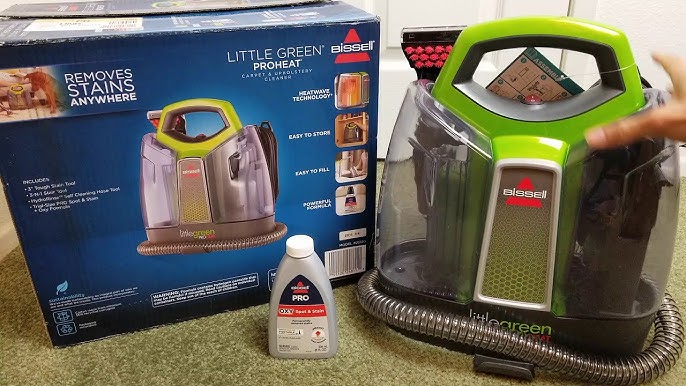 Bissell Little Green Review: The Best Upholstery Cleaner For Your Airbnb &  Home