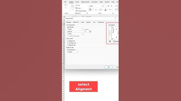 How to change text alignment in excel #exceltips