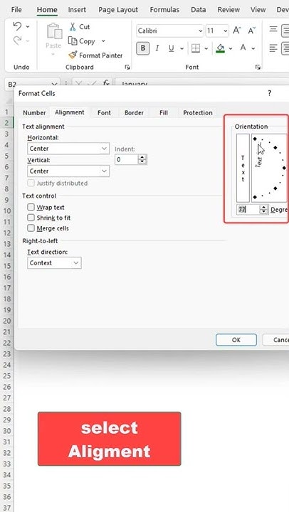 how-to-change-text-alignment-in-excel-exceltips-youtube