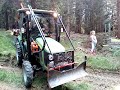 Čínskej Malotraktor se Švédskou vyvážečkou v Českém lese 3 😎