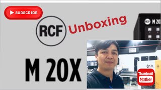 RCF M 20X Digital Mixer Unboxing &amp; quick review  (Tagalog)