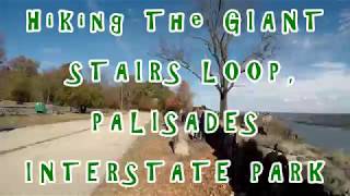 ⁴ᴷ Hiking the "Giant Stairs Loop" in Palisades Interstate Park - Full Hike