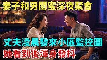 妻子和男閨蜜深夜聚會，丈夫淩晨發來壹張小區監控圖，她看到後渾身發抖【奇聞紀實局】#奇聞#故事#故事頻道#故事分享#情感