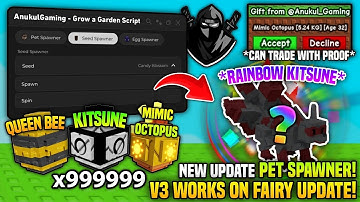 [✨] NEW PET SPAWNER! 🦝 Grow a Garden 🌶️ Script! • No Key 🔥 *UNPATCHED* 🌈 100% Work ✅ - Anukul Hub V4