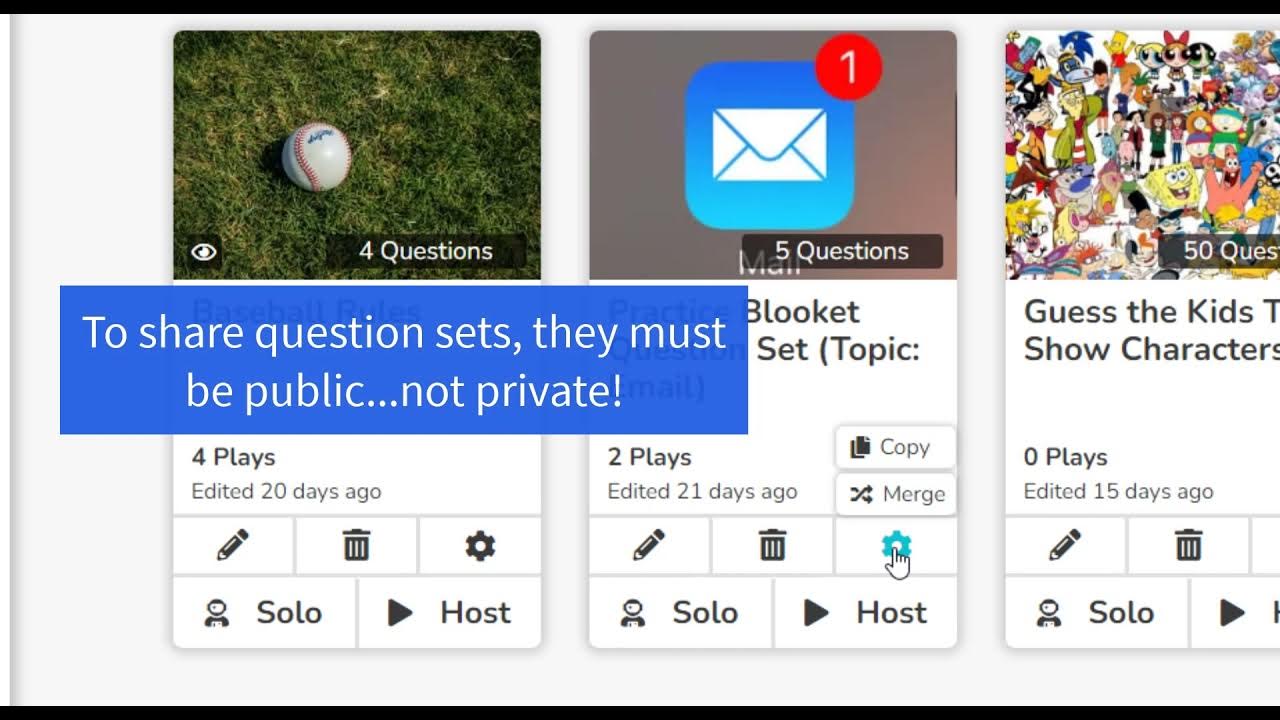 Sharing Blooket Question Sets YouTube
