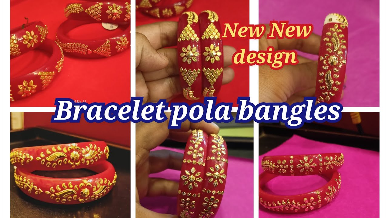 Red Copper Gold Plated Mukh Pola Bangle at Rs 200/pair in Kolkata | ID:  2851236061230