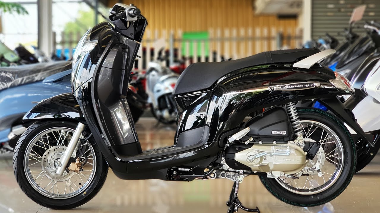 Honda Scoopy i Prestige 2020 Black - YouTube