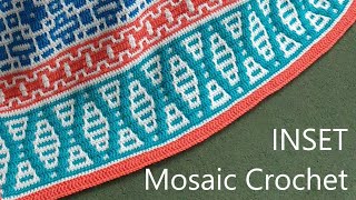 Inset Mosaic Crochet Tutorial