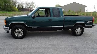 1998 GMC Sierra Ext Cab 4WD Z71 Package 5.7L - Tour, Walk Around, Engine, Start Up