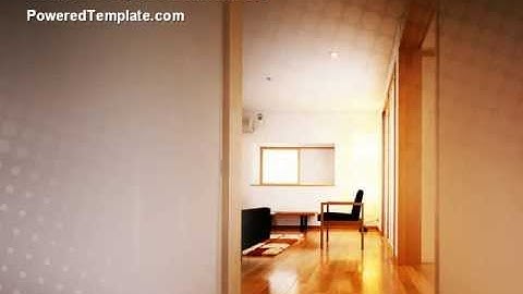 Apartment Design PowerPoint Template by PoweredTemplate.com