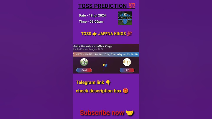 Jaffna kings vs Galle Marvels toss Prediction | today toss prediction 😍 | Lanka premier league 2024
