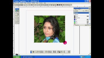 How To Crop Photo In Adobe Pagemaker (HINDI).avi