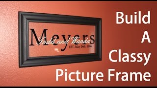 In this video Andy Glass with Glass Impressions will bring you along during a commission picture frame build. This build is made out 