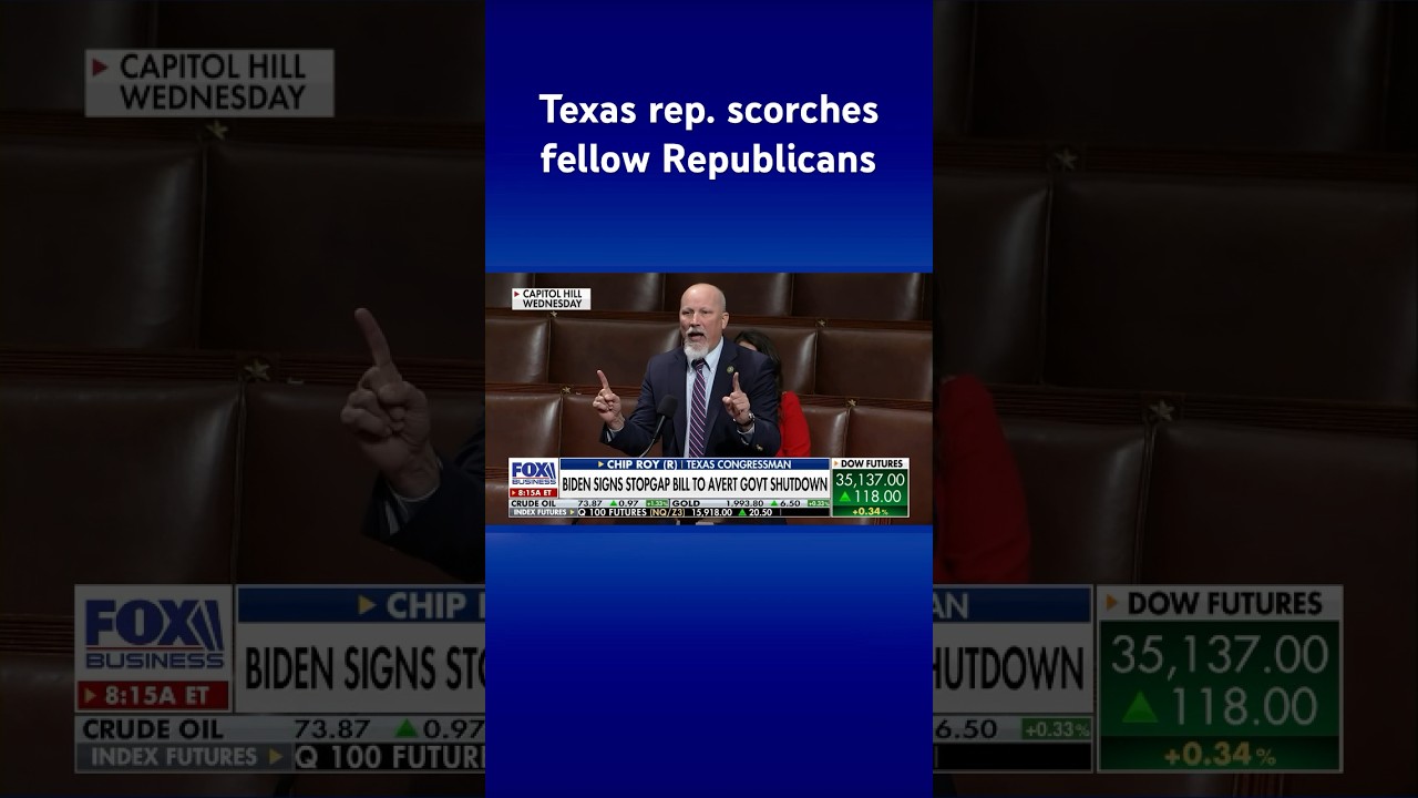 ‘SICK AND TIRED’: Republican explodes on House floor at his own party #shorts