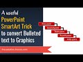 PowerPoint Trick to Convert Text to Graphics (Creative SmartArt Ideas)