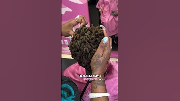 Elegant looking Loc Petal Style by NappStar.👌 Book appointment at NappStar.com#locs #locnation