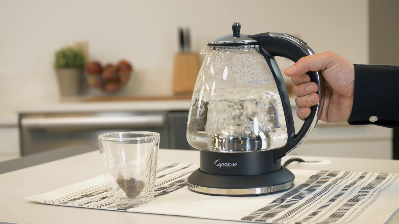 NEW】CAPRESSO H2O PRO PROGRAMMABLE CORDLESS STAINLESS WATER KETTLE