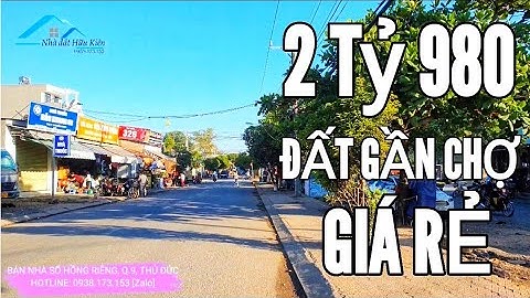 Bán Gấp Đất Gần Chợ Long Phước Giá 2 Tỷ 980 DT 76,5M | Nhà đất Hữu Kiên