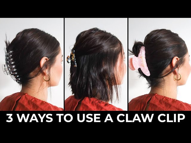 SHORT HAIR CLAW CLIP TUTORIAL 🌺 | Video published by Theohiogirljaz |  Lemon8