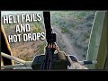 HELICOPTER FAILS AND HOT LZ'S IN SQUAD v16!