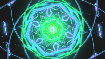 [4K] Pulsating Stars Vortex Loop - DJ Visuals