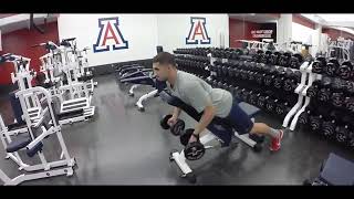 Prone Swimmers Row Exercise Demonstration