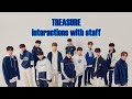 Treasure interaction with staff