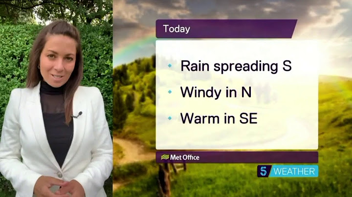 Clare Nasir - 5 Weather 7th September 2020