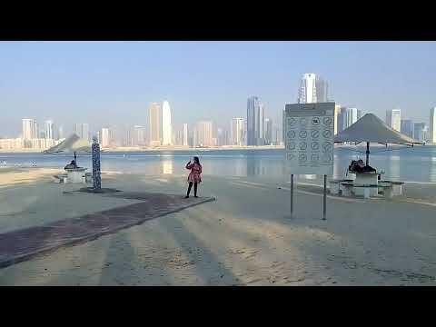 Dubai Beach Park #short #ofw #asmr #swimming